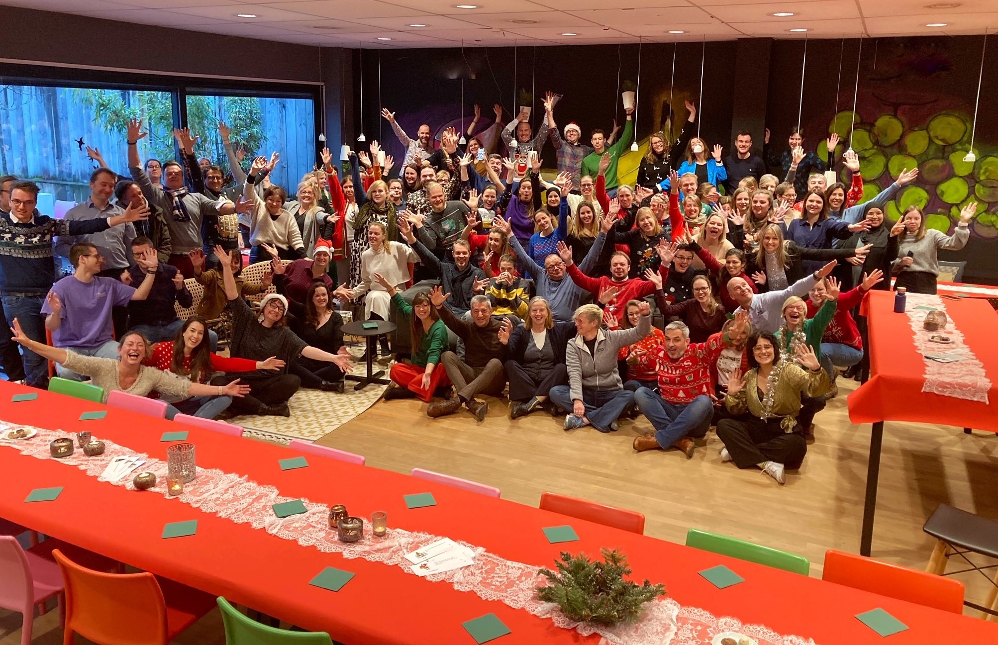 Teamfoto Kerst 2022