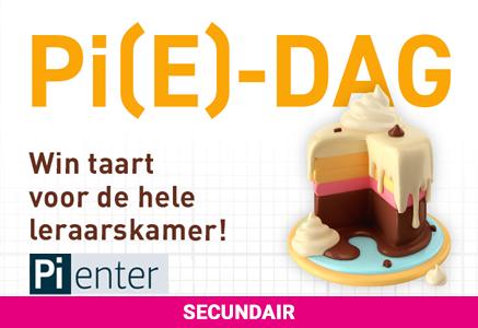 Pienter Pi(e)-dag - win taart voor de hele leraarskamer