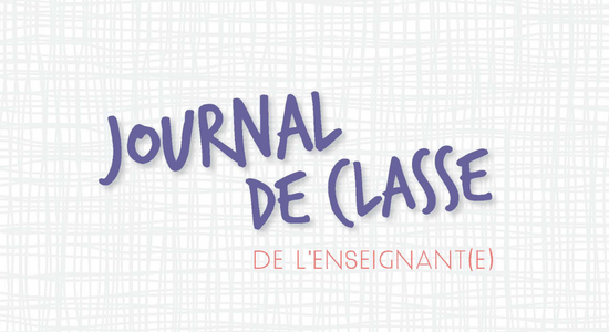 Journal de classe de l'enseignant