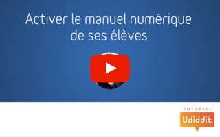Activer le manuel numérique de ses élèves