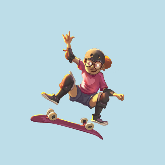 Skateboarder - Extra materiaal bij Talent