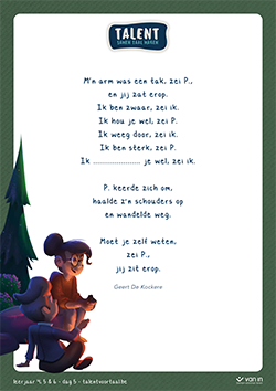Poëzieweek bovenbouw: gedicht dag 5