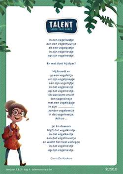 Poëzieweek onderbouw: gedicht dag 4